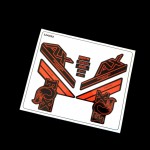 Mountain Bicycle Fork Decal Stickers for FOX-AX